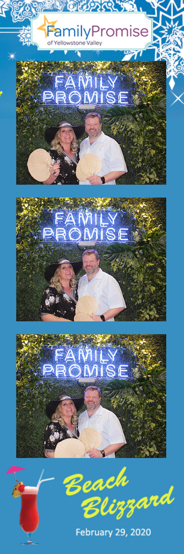 Beach Blizzard Party for a Promise- A Toast To 15 Years! | View more photos from the event at gallery.photoboothbillings.com/u/PhotoBoothBillings/Beach-Blizzard-Party-for-a-Promise-A-Toast-To-15-Years